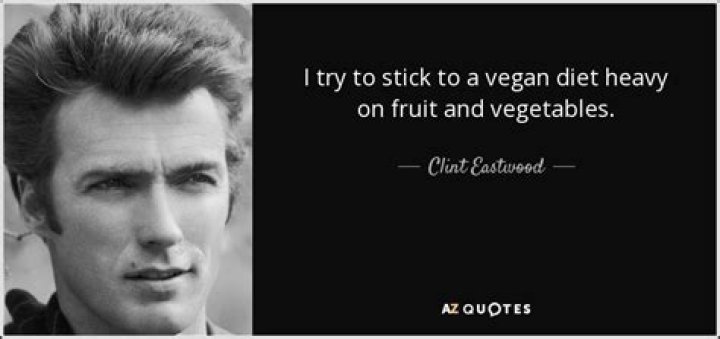 Clint Eastwood Vegan: Exploring the Actor's Lifestyle Choices and Health Benefits