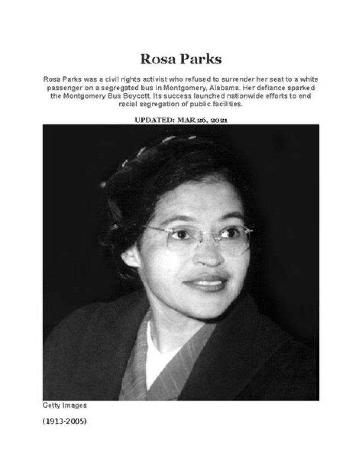 Rosa Parks Facts: Unveiling the Courage and Legacy of a Civil Rights Icon
