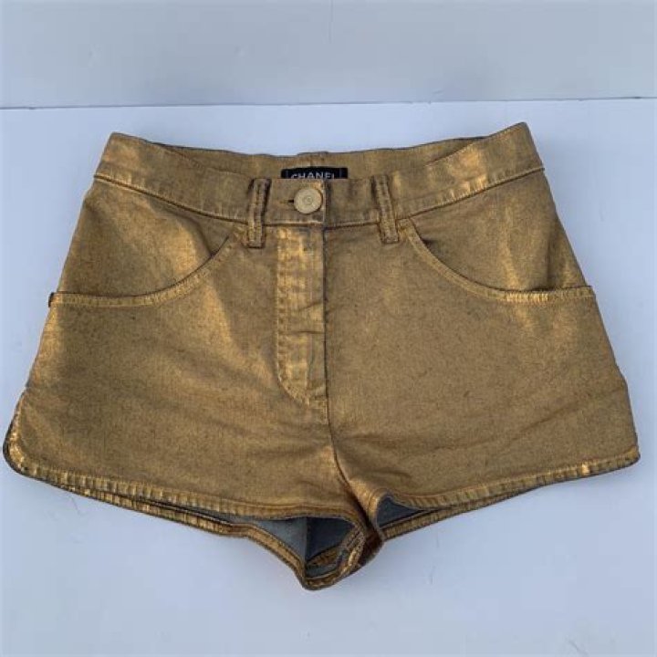 Insights Into Gold Denim Shorts