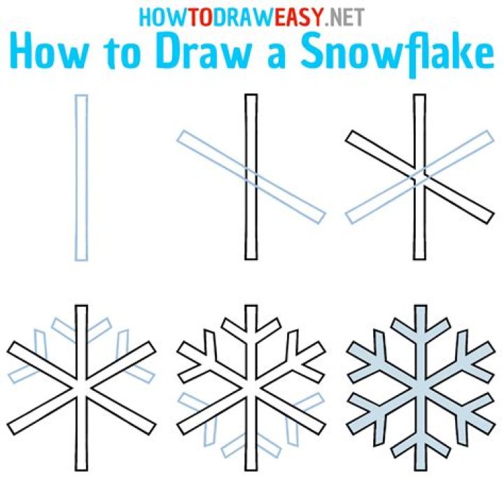 How to Draw Snowflakes Easy: A Step-by-Step Guide for Beginners