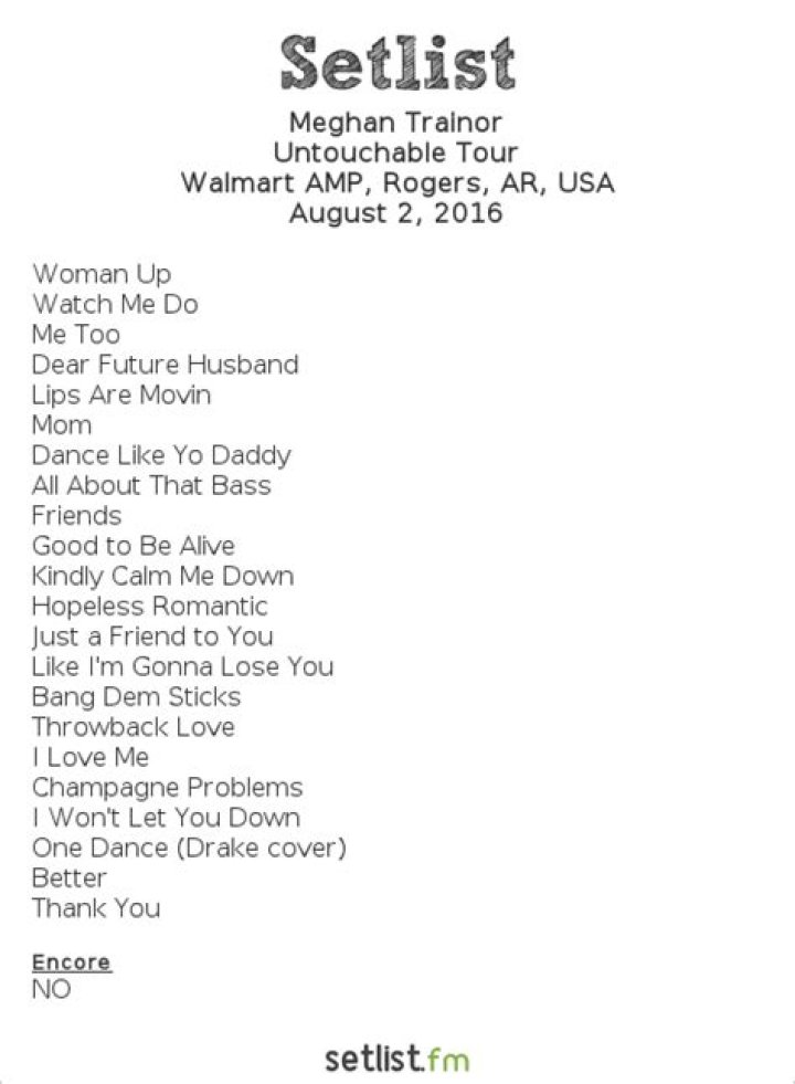 Meghan Trainor Setlist: The Ultimate Guide for Fans