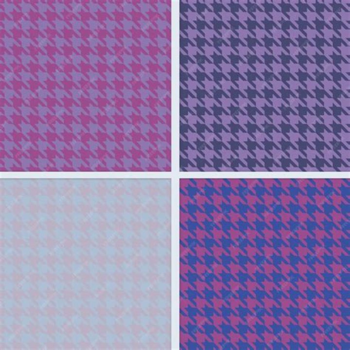 Unlock The Enchanting World Of Purple Houndstooth